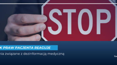 Dezinformacja w medycynie. Możesz zgłosić jej przypadki Rzecznikowi Praw Pacjenta